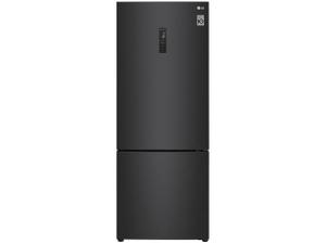 Geladeira Smart LG Frost Free Inverter 462L Inverse Cor Black Inox - 220V
