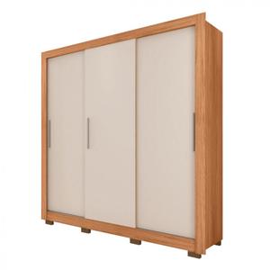 Guarda Roupa 3 Portas 2 Gavetas com Pés Santiago Caemmun
