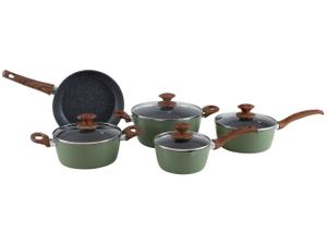 Jogo de Panelas Brinox Verde Olive 5 Peças