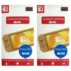 Kit 2 Peliculas de Vidro Protetora Mini Temperado Resistente Dureza 9H Tela Compatível Nintendo Switch Lite