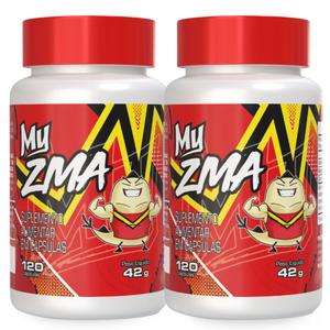 Kit 2x My Zinco, Magnésio e Vitamina B6 120 Cápsulas  My Suplementos