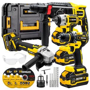 Kit 4 em 1 Multi Ferramentas á Bateria com Acessórios
