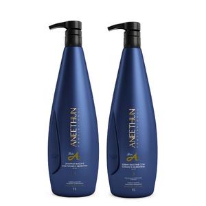 Kit Aneethun Linha A Shampoo 1000ml + Creme de Silicone 1000ml