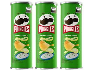 Kit Batata Pringles Creme e Cebola 109g