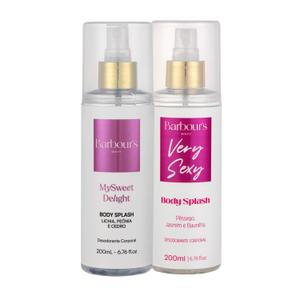 Kit Body Splash My Sweet Delight e Very Sexy Barbours 200ml