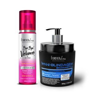 Kit Bye Bye E Máscara Blindagem Forever Liss