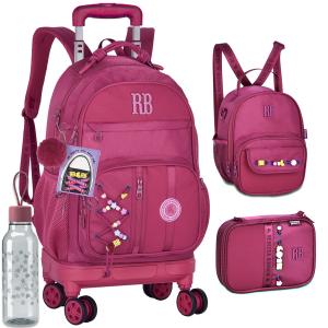 Kit Completo Mochila Carrinho 360 Licenciada Rebecca Bonbon