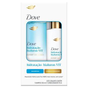 Kit Dove Hidratacao Hialuronico Shampoo 350ml+cond 175ml