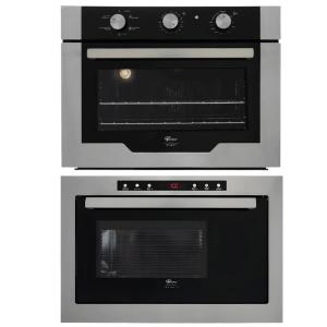 Kit Infinity Fischer: Micro-ondas Inox Grill e Forno com Air Fryer 50L