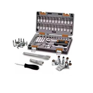 Kit Maleta Jogo De Chave Catraca 57peças Fortt Preto