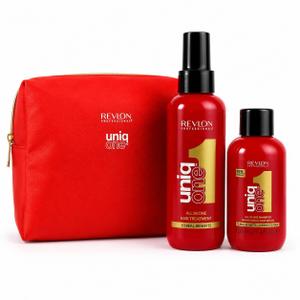 Kit Revlon Professional Uniq One All In One Shampoo 100ml + Leave-in 150ml + Bolsa