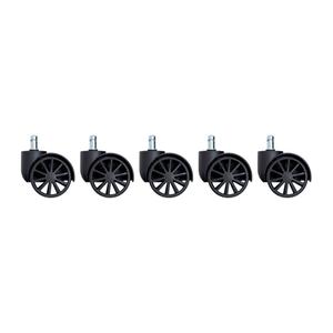 Kit Rodinhas Rodízio (PU 60mm) para Cadeira Gamer Husky Gaming Tempest 500, Tempest 700, Tempest 700 4D, Saucer 800 - KSHPR287
