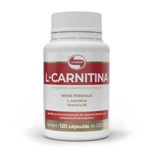 L-carnitina Vitamina B6 120 Cáps 500 mg  (dose)