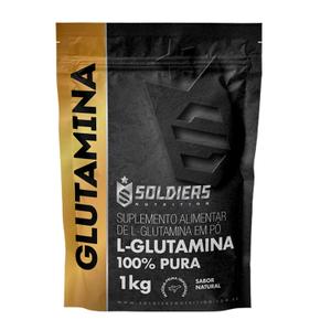 L - Glutamina 1Kg - 100% Pura Importada - Soldiers Nutrition