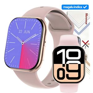 Lançamento 2025 Smartwatch S10 X PRO Microwear 47mm  NFC  Tela Curva Amoled 2.08  Monitoramento de Saúde  GPS  1GB Memória  Funções Avançadas