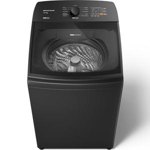 Máquina de Lavar Brastemp 14kg com Smart Sensor, Função Reduzir Tempo e Ciclo Tira Manchas Preto BWJ14A9