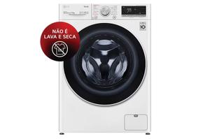 Máquina de Lavar Smart LG VC4 13kg Branco com Inteligência Artificial AIDD - FV5013WC4 - 127v