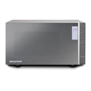 Micro-ondas Brastemp 32 Litros cor Inox Espelhado com Grill e Painel Integrado - BMG45AR