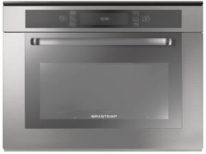 Micro-ondas de Embutir Brastemp com 40 Litros de Capacidade e Grill Inox - BMO40AR