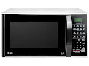 Micro-ondas LG 30L Solo MS3091BCA Branco e Preto