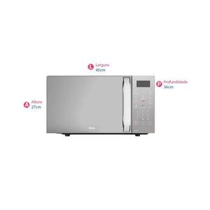 Micro-ondas PMO23EB 20L Com Função Tira Odor Philco