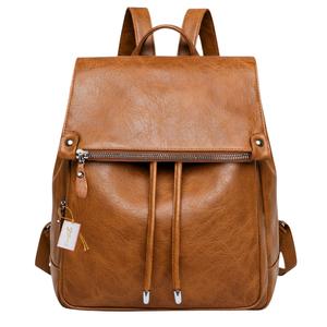 Mochila Bolsa Feminina de Costas Media Casual em material sintético Resistente Trabalho Passeio Faculdade Dia a Dia Reforçada Elegante