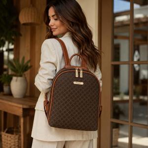 Mochila Feminina 2 Divisórias 2 Em 1 Confortável Resistente