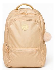 Mochila Feminina Tactel Grande e Impermeável com Compartimentos e Bolso Lateral