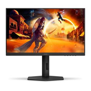 Monitor Gamer AOC 24", Full HD, 180Hz, 0.5ms, IPS, DisplayPort e HDMI, Altura Ajustável, Preto - 24G4/P