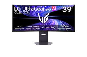 Monitor LG 39 polegadas UltraGear OLED 39GX950B 5K2K Dual Mode 165Hz FHD 330Hz 0,03ms GtG NVIDIA