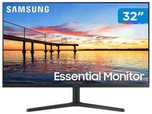 Monitor Samsung Essential S3 32", FHD, 75Hz, IPS, FreeSync, DP e HDMI - LS32B300NWNMZD