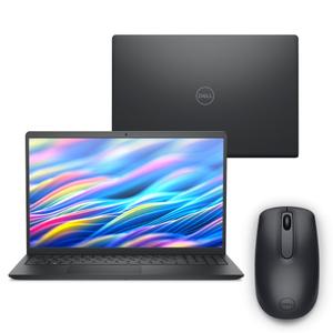 Notebook Dell 15 DC15-I51334U-U50M 15.6" Full HD 13ª Gen Intel Ci5 8GB 512GB Linux Preto Garantia Local + Mouse