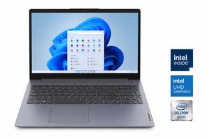 Notebook Lenovo IdeaPad 3 15IAN8 Intel N100 4GB 128GB UFS Tela Full HD 15,6 Windows NOVO