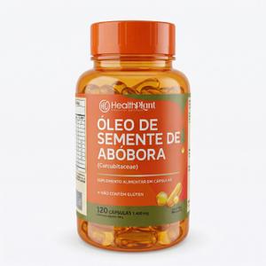 Óleo de Semente de Abóbora 1400mg 120 Cápsulas