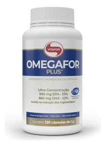 Omega 3 Omegafor Plus Vitafor Tg 120 Caps Ultra Concentração