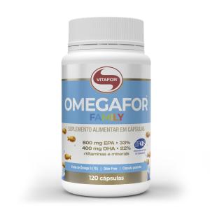 Omegafor Family Ômega 3 Vitafor 120 Cápsulas