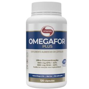Omegafor plus 1000mg Ultra concentração 120 Cápsulas Vitafor