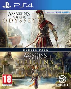 Pacote duplo de videogame Assassin's Creed Origins + Odyssey
