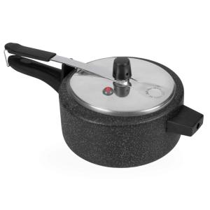 Panela De Pressão Antiaderente 3L Preto Nacional