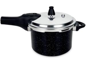 Panela de Pressão Brinox 4,2L Preta Fechamento Externo Ceramic Life Pressure