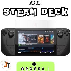 Película Steam Deck Vidro Temperado 0,33mm 9H Proteção Risco Tela Videogame Nintendo Protetor HD