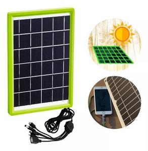 Placa Solar 6v Com Usb Para Camping Carrega Celular DP-Li27