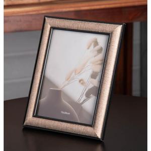 Porta-Retrato Wolff Jute de Mdf Preto 15cm x 20cm