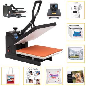 Prensa Térmica Plana Digital 38x38cm 110V Sublimação, DTF e Personalização Profissional - TudoPraFoto