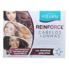 Reinforce Cabelos & Unhas C/30 Cápsulas Gel - Equaliv