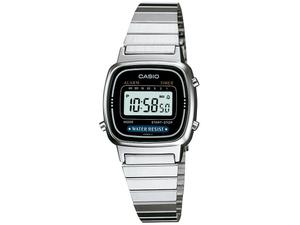 Relógio Feminino Casio Mini Vintage Digital Prata LA670WA-1DF