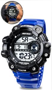Relógio Mormaii Masculino Digital Esportivo Original à Prova DÁgua 100 Metros com Cronógrafo Alarme Calendário Luz Noturna