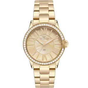 Relógio Technos Feminino St.moritz Dourado com Cristais 2035MYV/1X