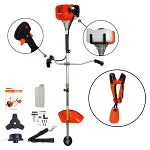 Roçadeira a Gasolina Aparador Cortador de Grama 52cc 2,5HP com Tubo Bipartido Profissional FAK520RB Carbon Fak