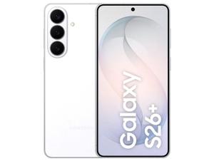 Samsung Galaxy S26+ Branco 5G 256GB Galaxy AI 6,7" 12GB RAM Câm. Tripla 50+12+10MP Bateria 4900mAh Dual Chip
